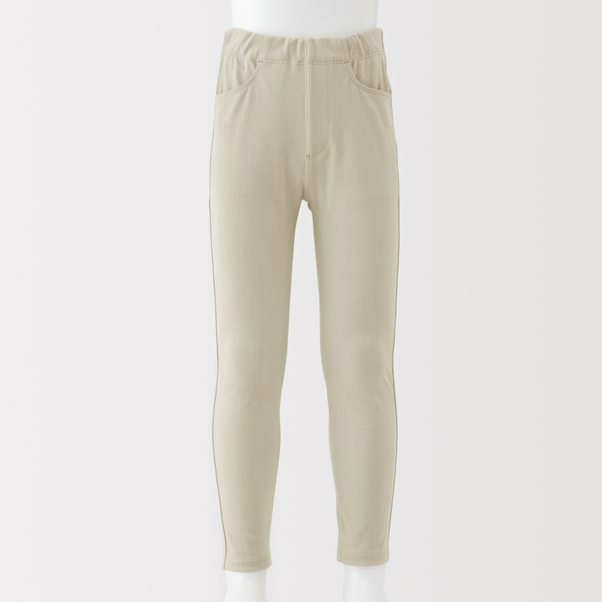 キッズ　ジャージーストレッチツイルレギンスパンツ