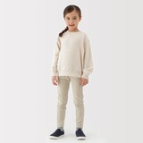 キッズ　ジャージーストレッチツイルレギンスパンツ