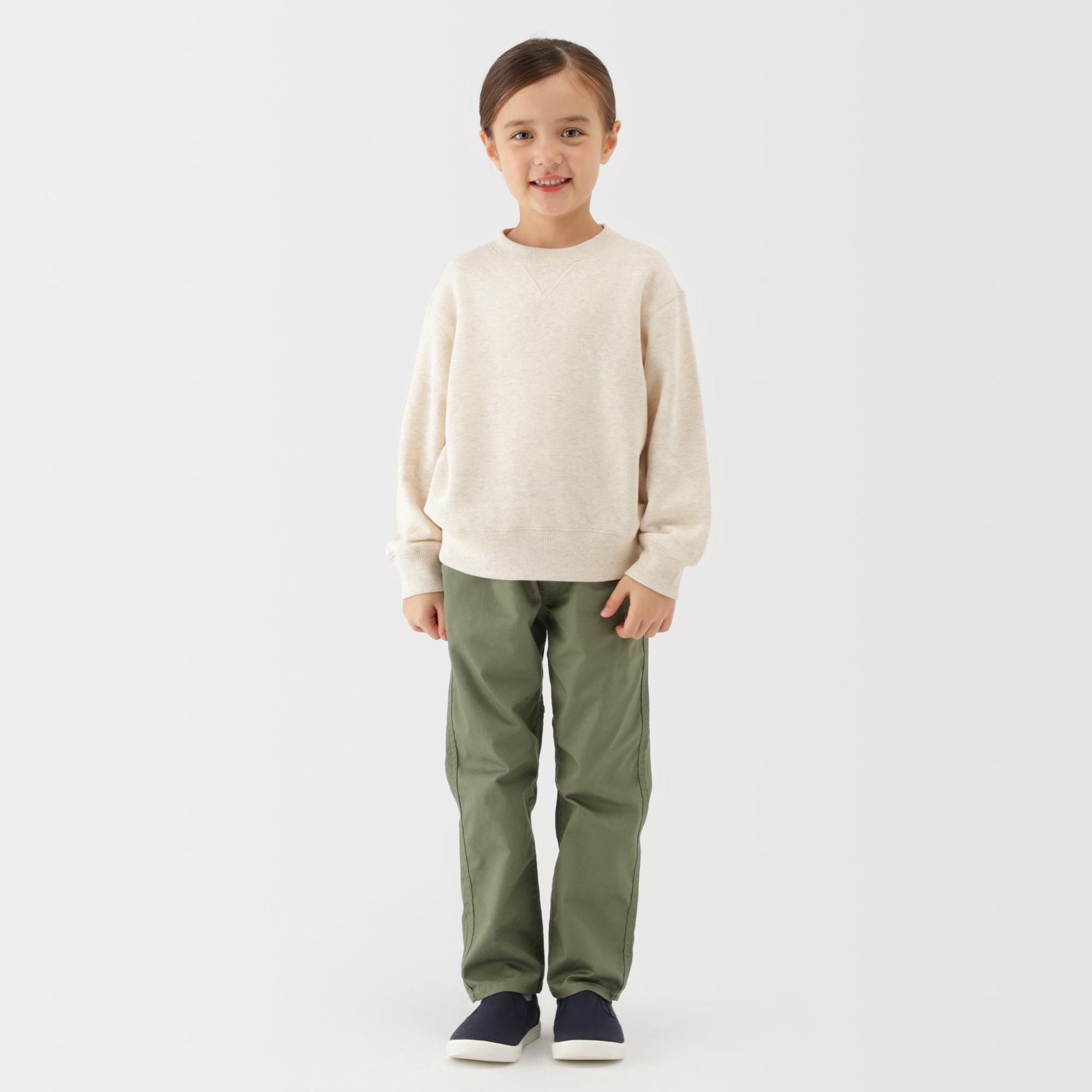 キッズ 洗いざらしチノルーズフィットパンツ | 無印良品