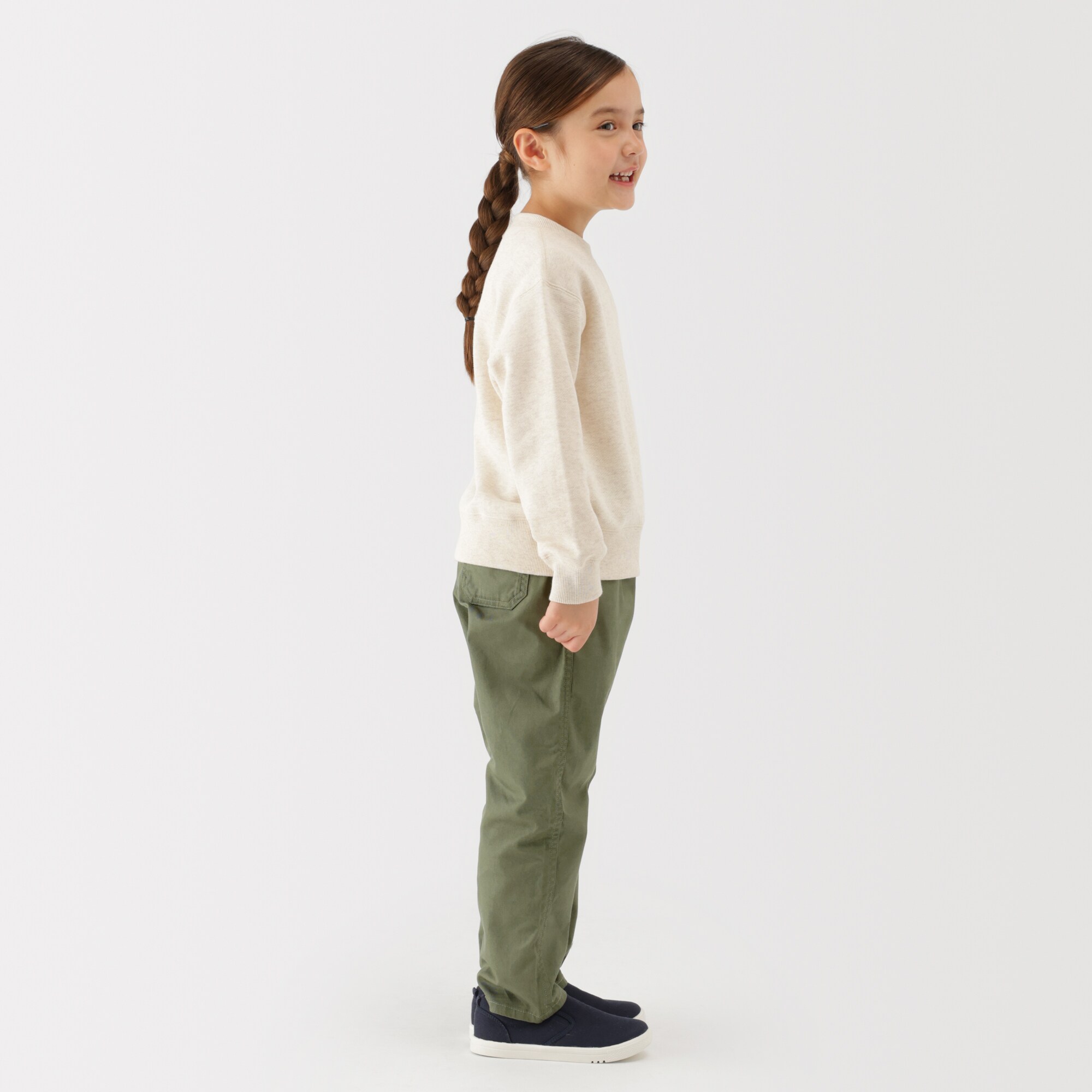 キッズ　洗いざらしチノルーズフィットパンツ