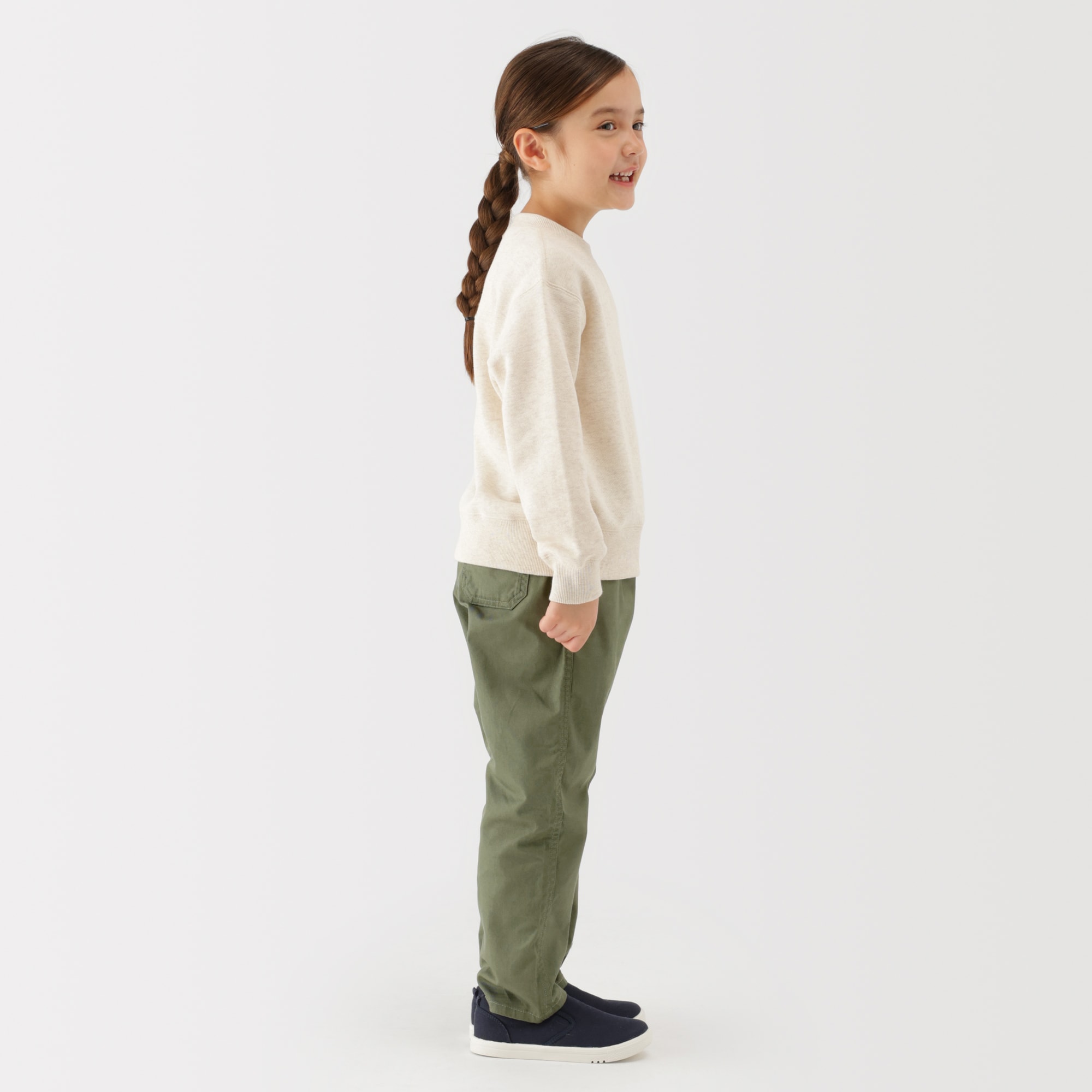 キッズ　洗いざらしチノルーズフィットパンツ