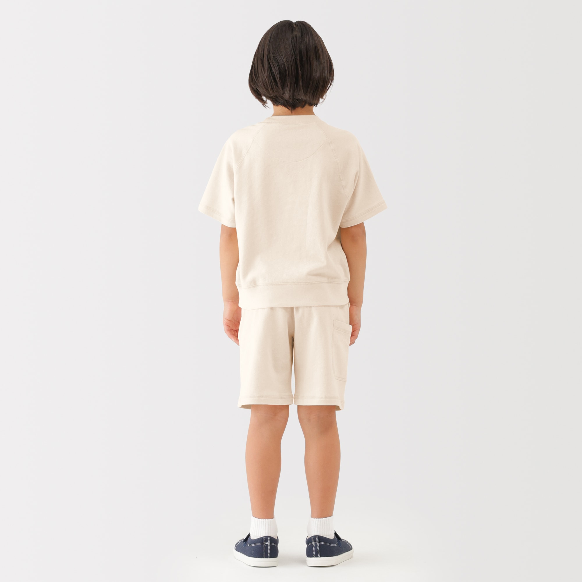 キッズ　ライトスウェットハーフパンツ