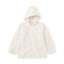キッズ　撥水ナイロンＵＶカットフード付きジャケット
