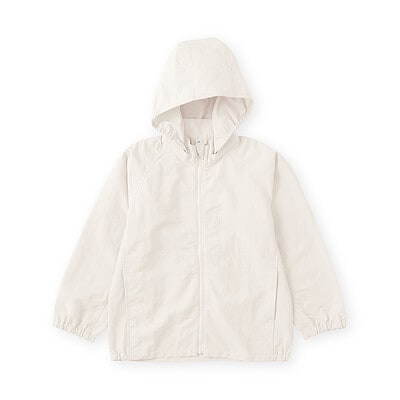 【１月中旬発売予定】キッズ　撥水ナイロンＵＶカットフード付きジャケット