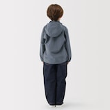 キッズ　撥水ナイロンＵＶカットフード付きジャケット