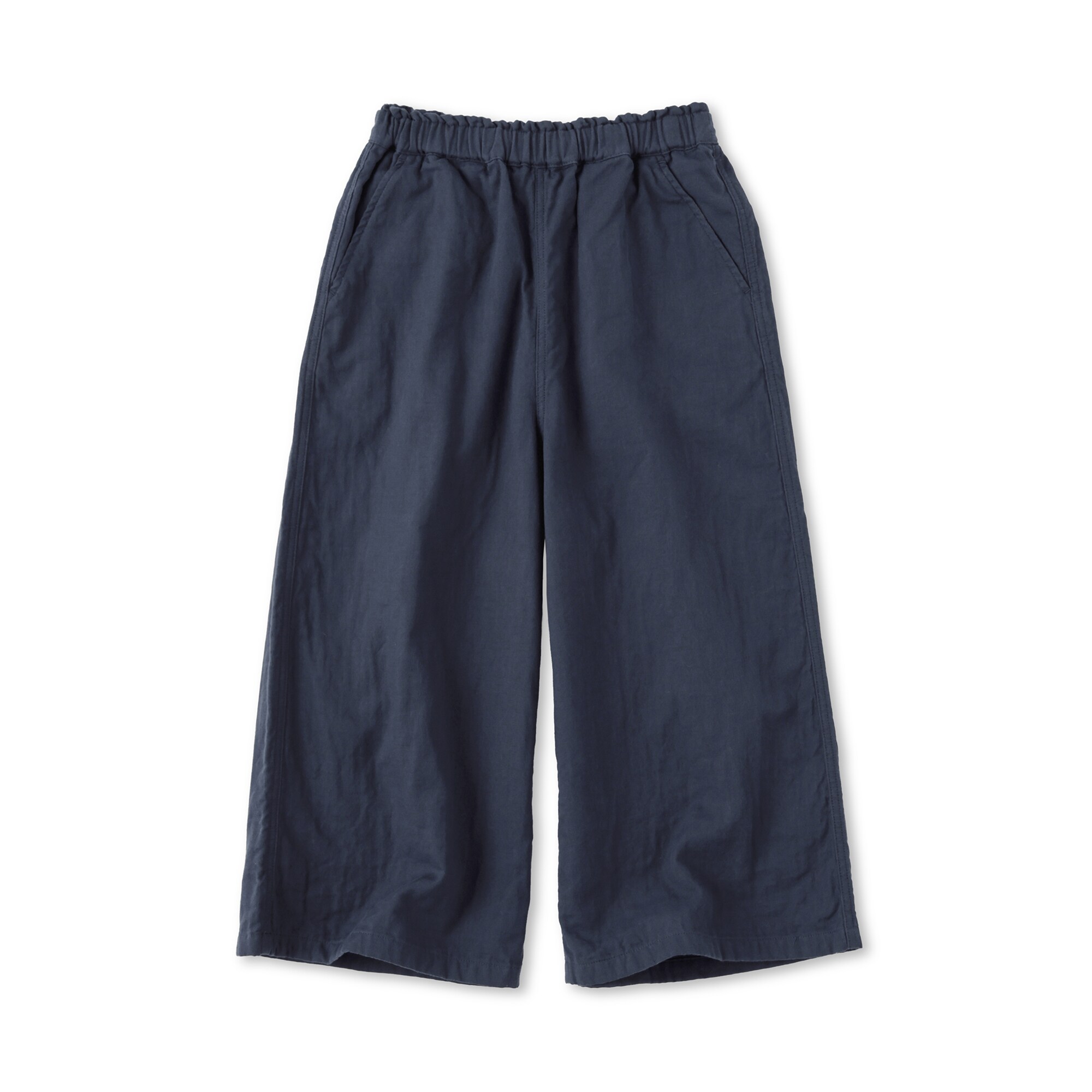 キッズ　二重ガーゼワイドパンツ