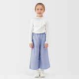 キッズ　二重ガーゼワイドパンツ