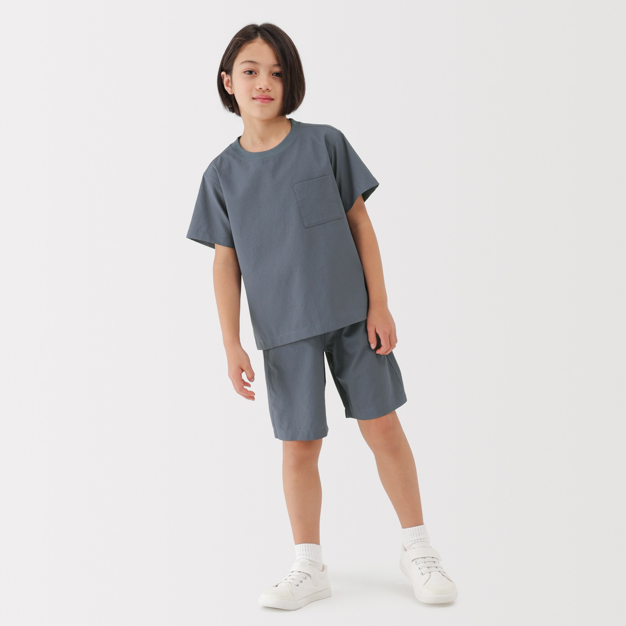 キッズ　風を通すハーフパンツ