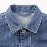 キッズ　木の実から作ったカポック混デニムジャケット