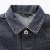 キッズ　木の実から作ったカポック混デニムジャケット