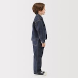 キッズ　木の実から作ったカポック混デニムジャケット