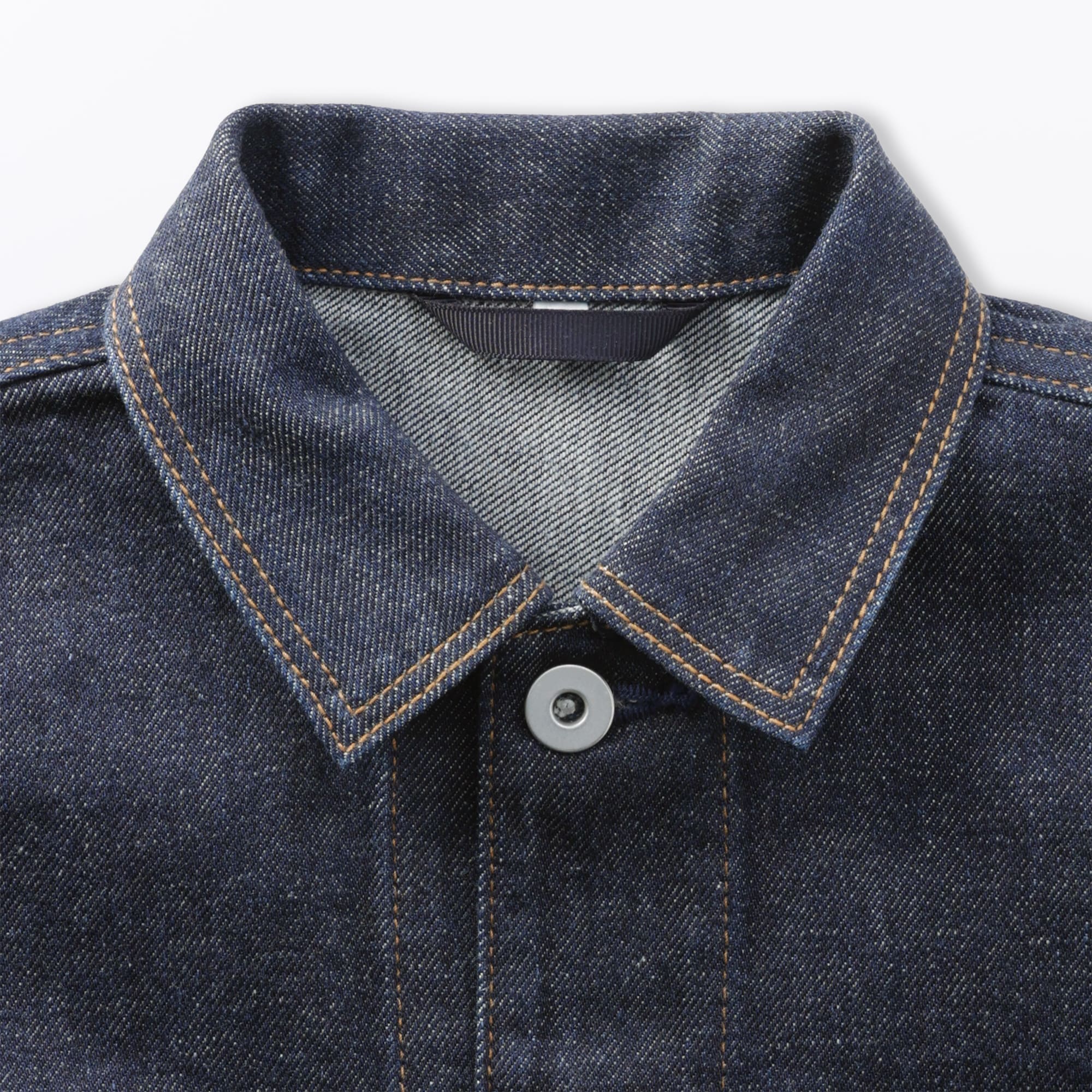 キッズ　木の実から作ったカポック混デニムジャケット