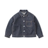 キッズ　木の実から作ったカポック混デニムジャケット