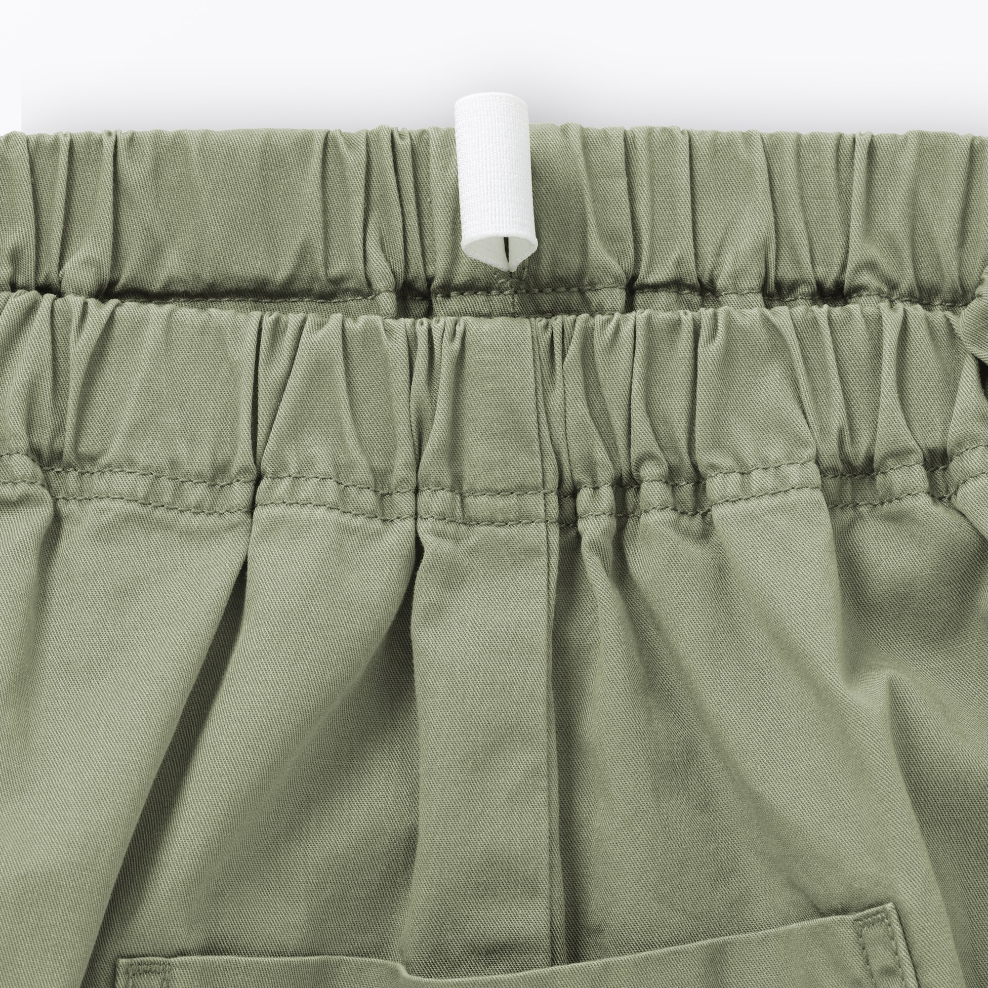 キッズ　洗いざらしツイルカーゴハーフパンツ