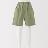 キッズ　洗いざらしツイルカーゴハーフパンツ