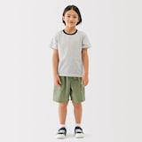 キッズ　洗いざらしツイルカーゴハーフパンツ