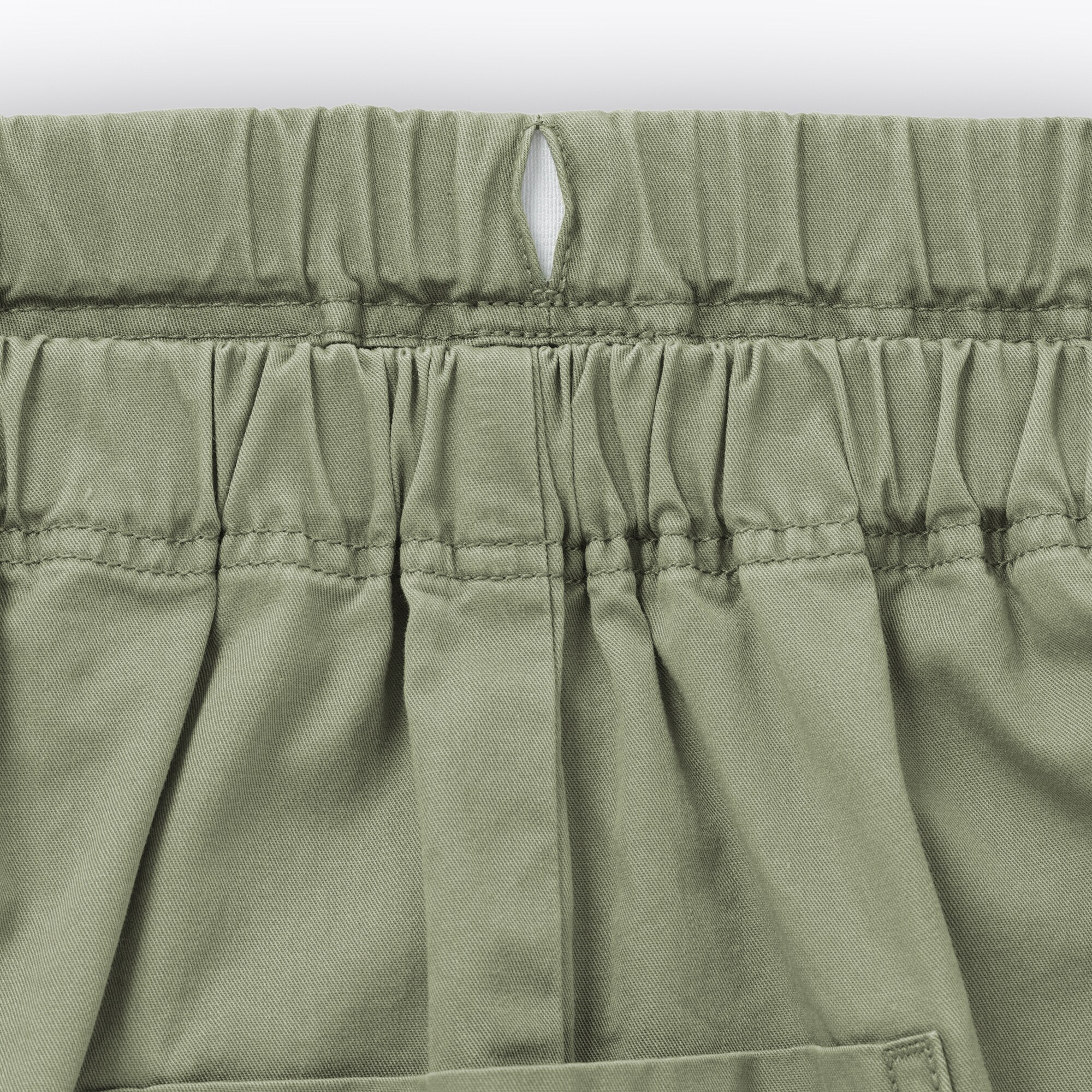 キッズ　洗いざらしツイルカーゴハーフパンツ