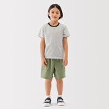 キッズ　洗いざらしツイルカーゴハーフパンツ