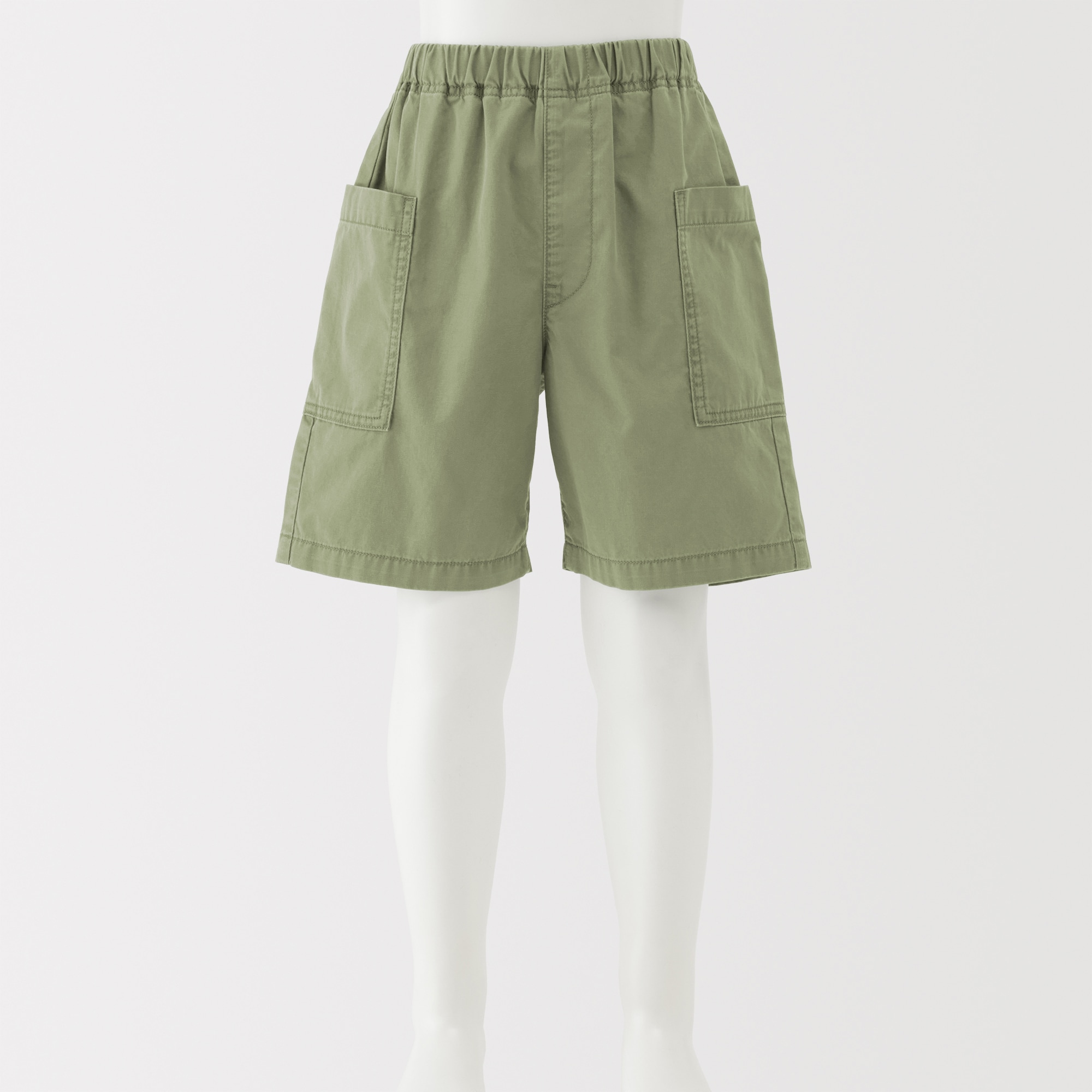 キッズ　洗いざらしツイルカーゴハーフパンツ