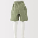 キッズ　洗いざらしツイルカーゴハーフパンツ
