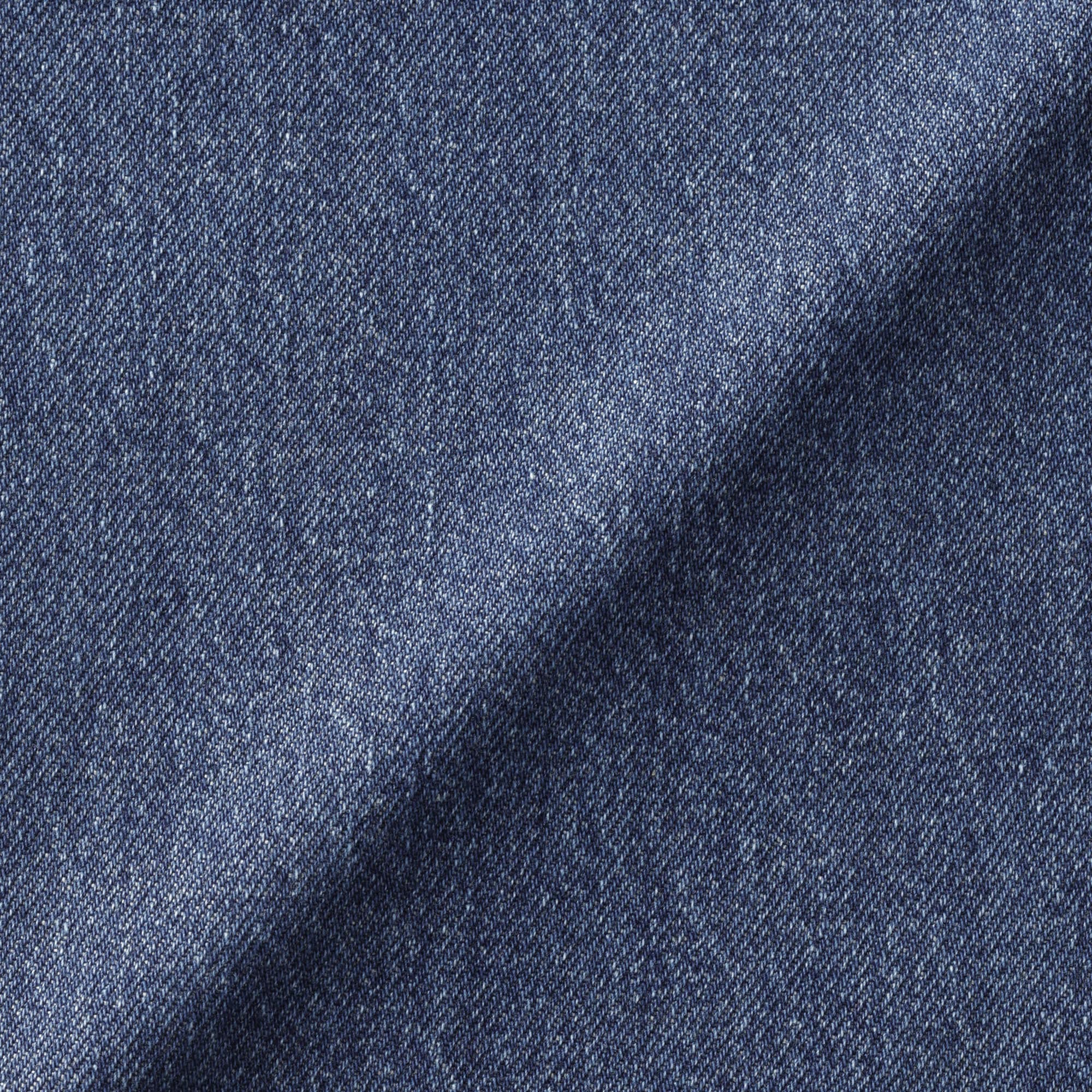 キッズ　木の実から作ったカポック混デニムオーバーオール