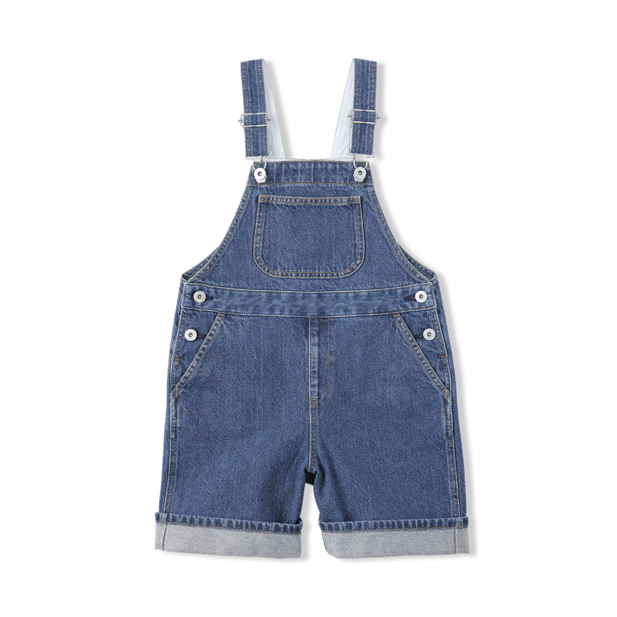 キッズ 木の実から作ったカポック混デニムオーバーオール | 無印良品