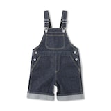 キッズ　木の実から作ったカポック混デニムオーバーオール