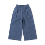 キッズ　ライトオンスデニムワイドパンツ