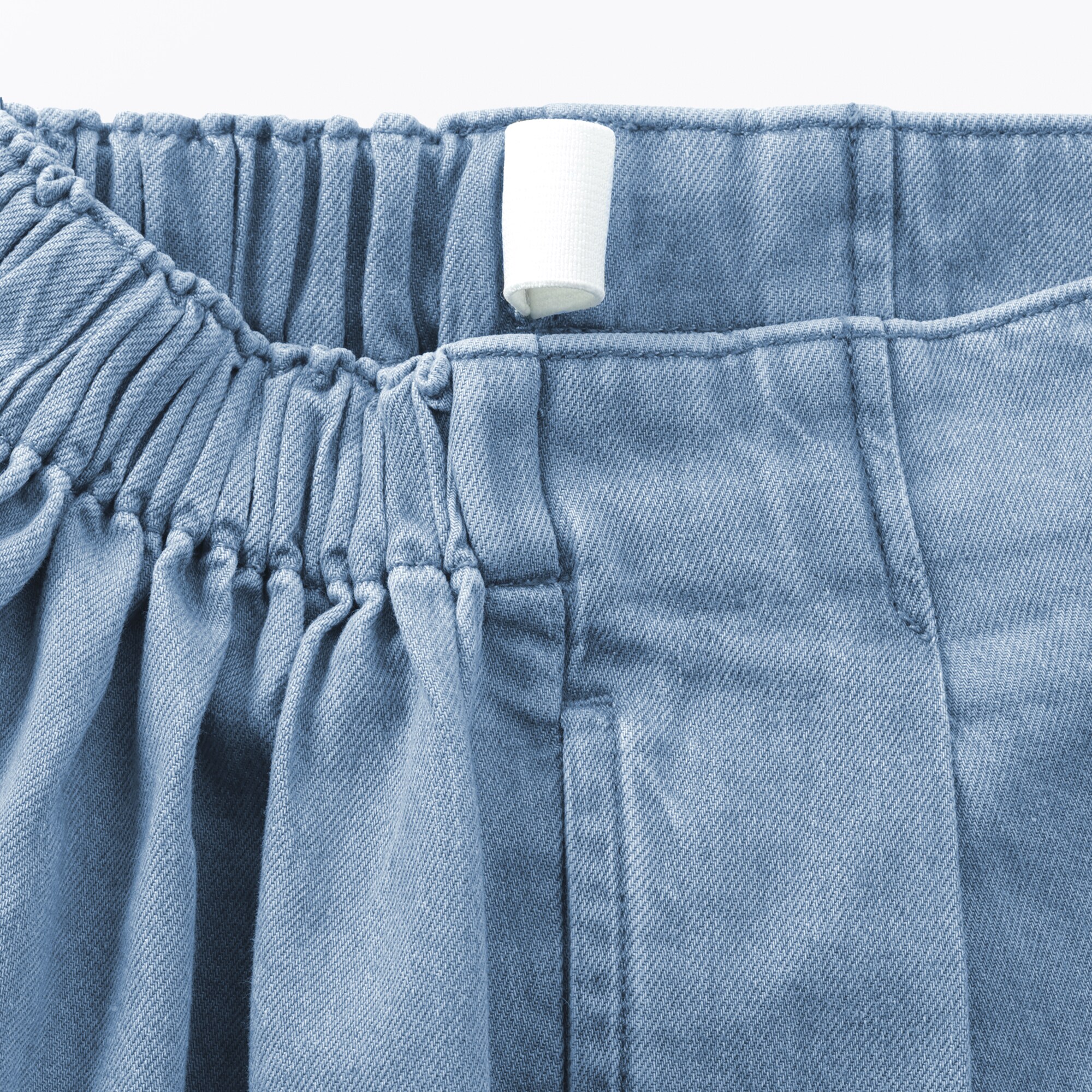 キッズ　ライトオンスデニムワイドパンツ