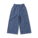 キッズ　ライトオンスデニムワイドパンツ