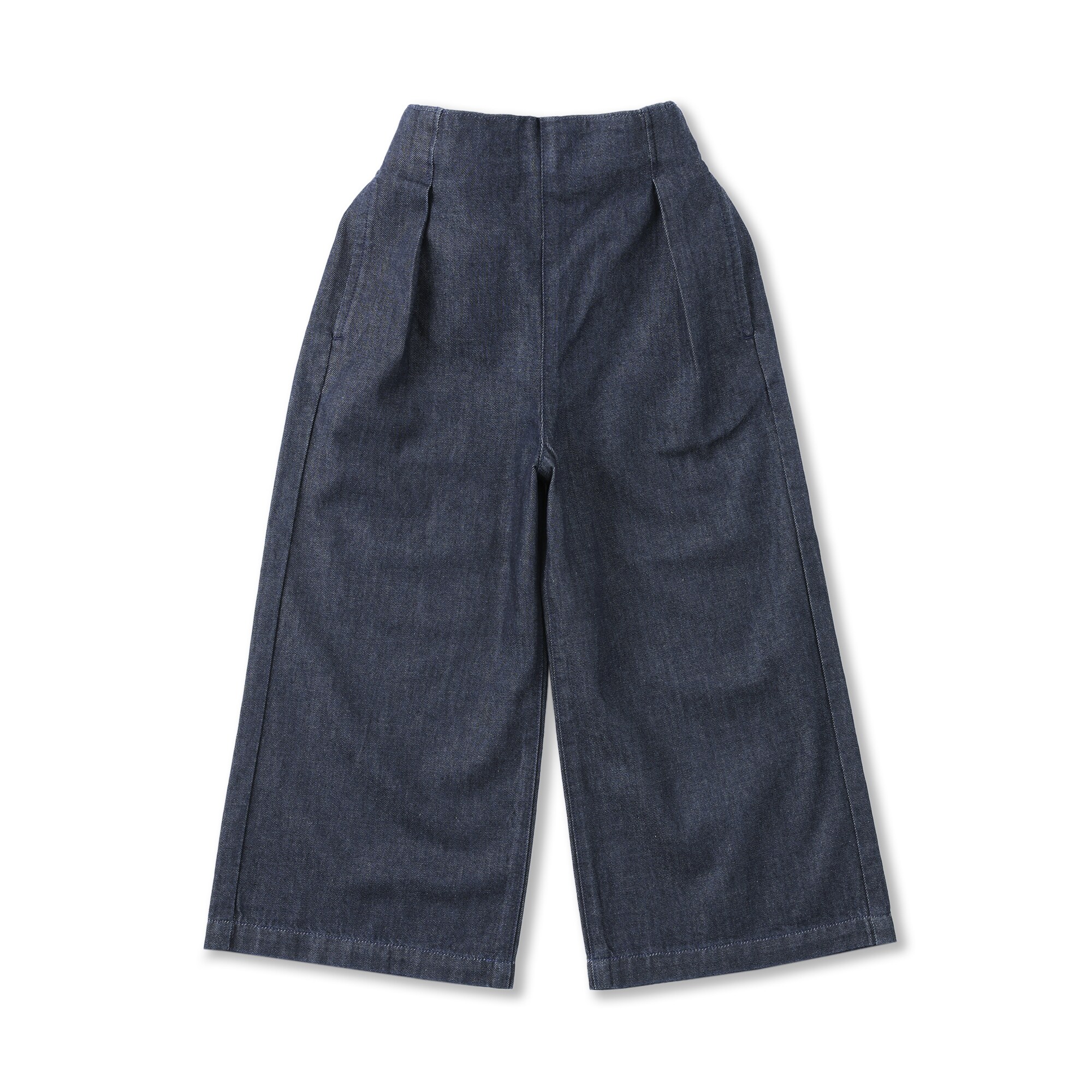 キッズ　ライトオンスデニムワイドパンツ