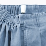 キッズ　ライトオンスデニムワイドパンツ