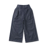 キッズ　ライトオンスデニムワイドパンツ