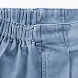 キッズ　ライトオンスデニムワイドパンツ