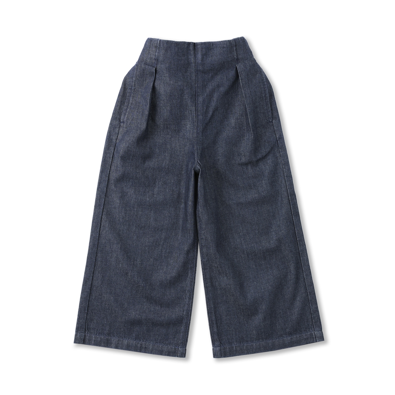 キッズ　ライトオンスデニムワイドパンツ
