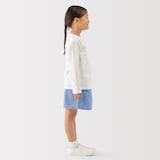 キッズ　ライトオンスデニムキュロット