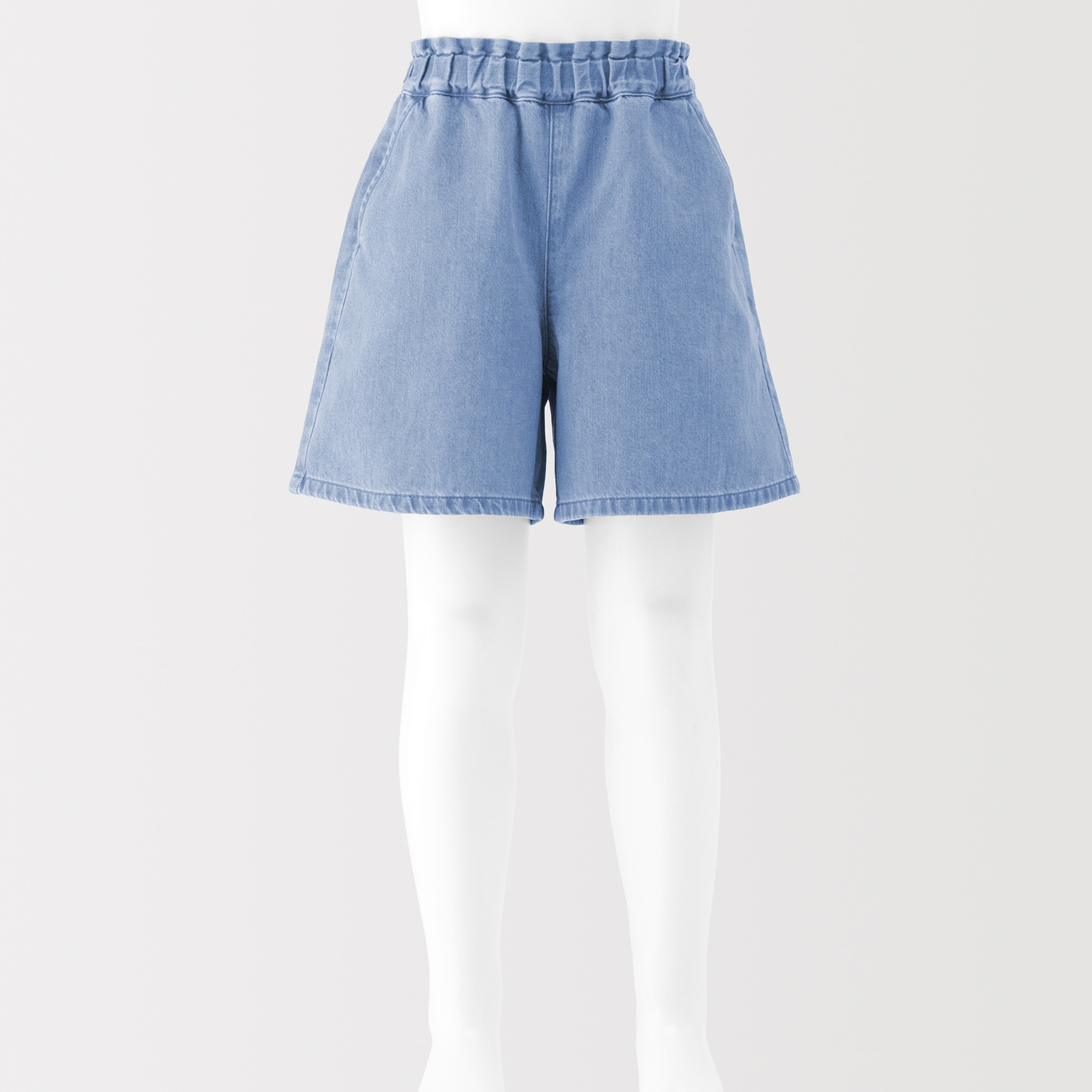 キッズ　ライトオンスデニムキュロット