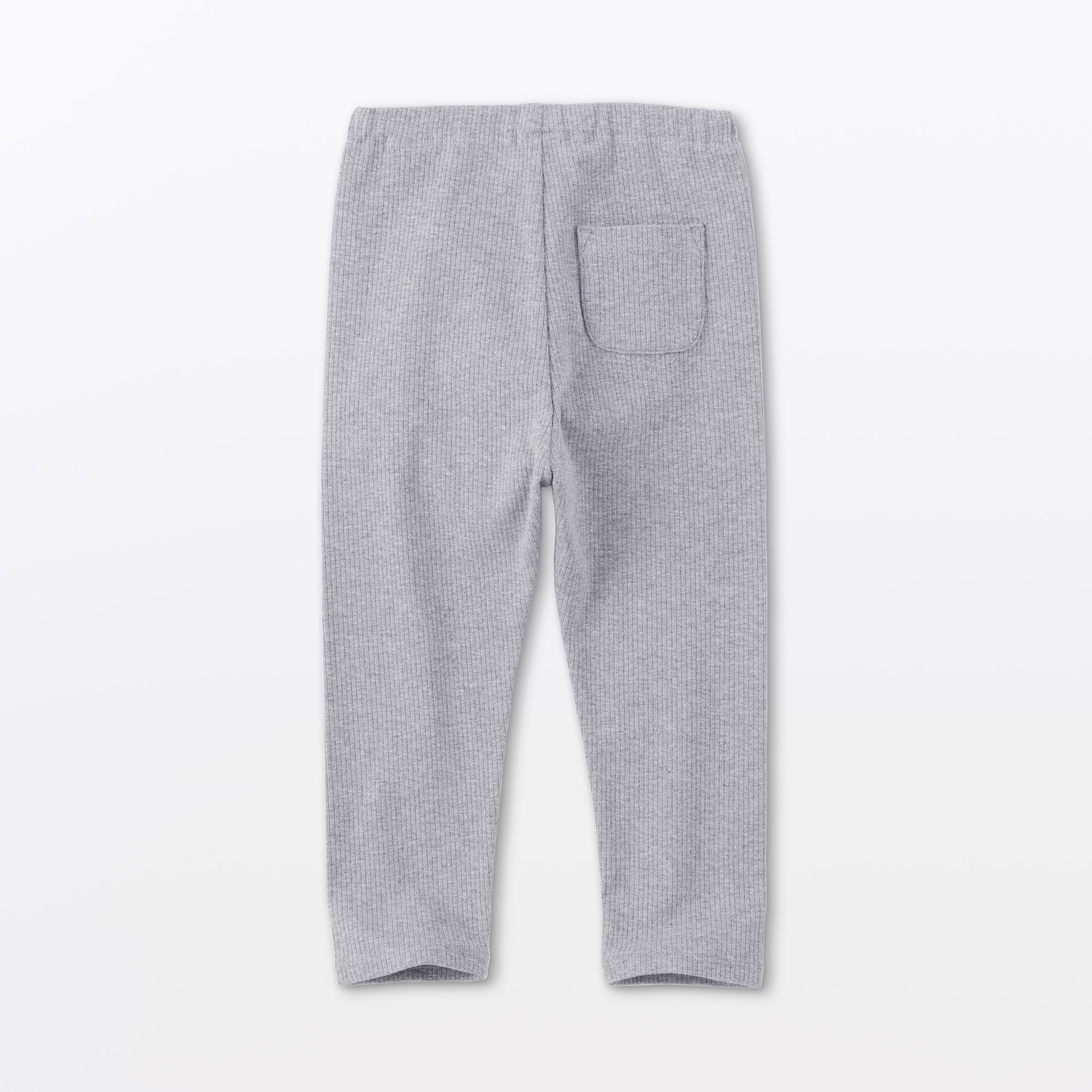 ベビー　おなかすっぽりストレッチ十分丈リブレギンス