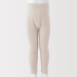 ベビー　おなかすっぽりストレッチ十分丈リブレギンス