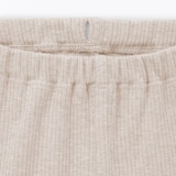 ベビー　おなかすっぽりストレッチ十分丈リブレギンス