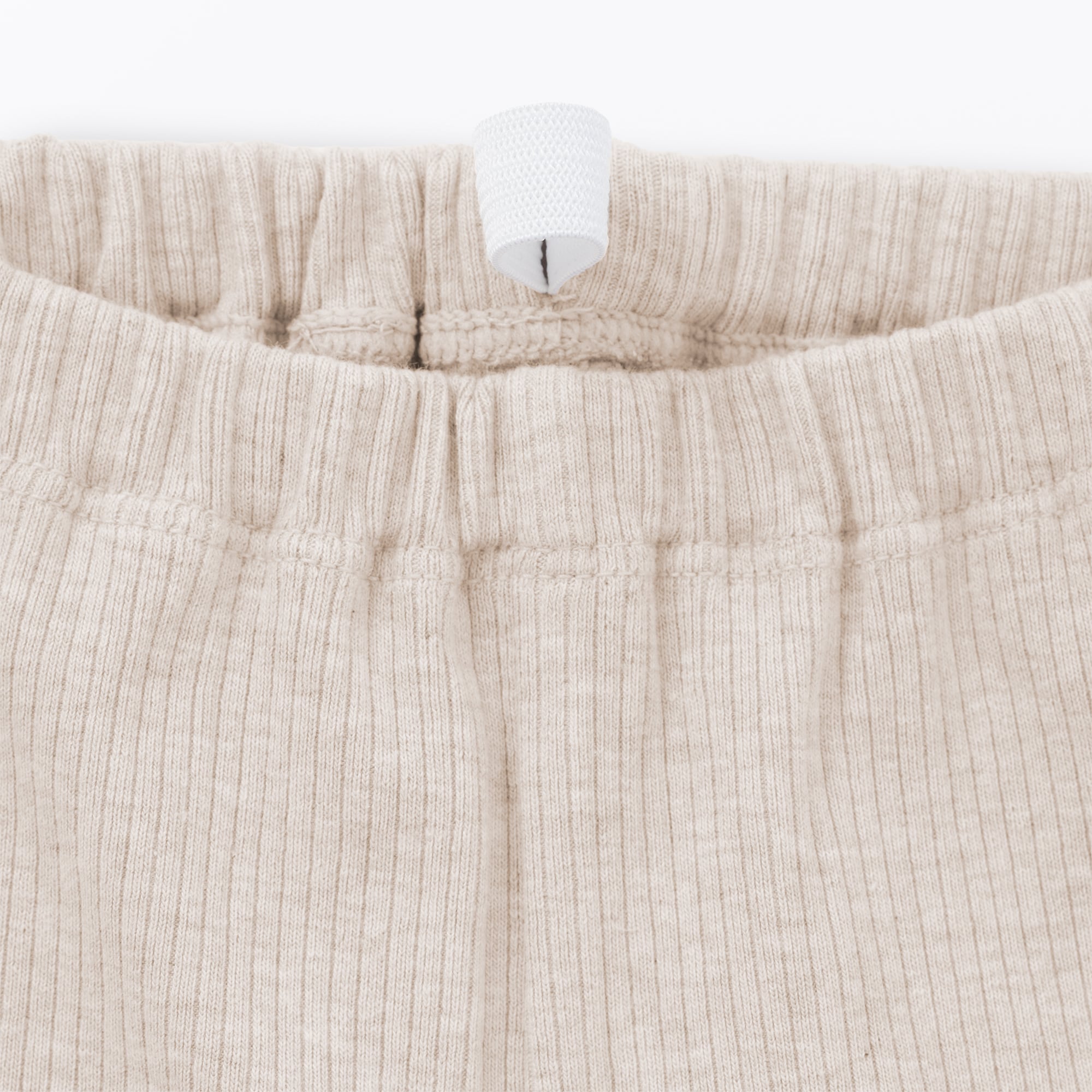 ベビー　おなかすっぽりストレッチ十分丈リブレギンス