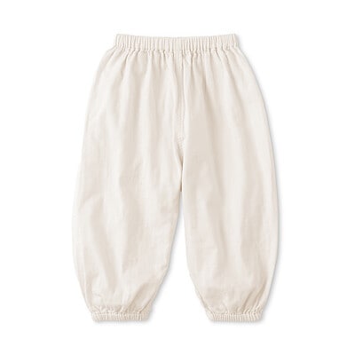 【１月中旬発売予定】ベビー　おなかすっぽり二重ガーゼワイドジョガーパンツ