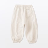 ベビー　おなかすっぽり二重ガーゼワイドジョガーパンツ