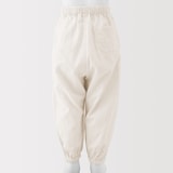 ベビー　おなかすっぽり二重ガーゼワイドジョガーパンツ