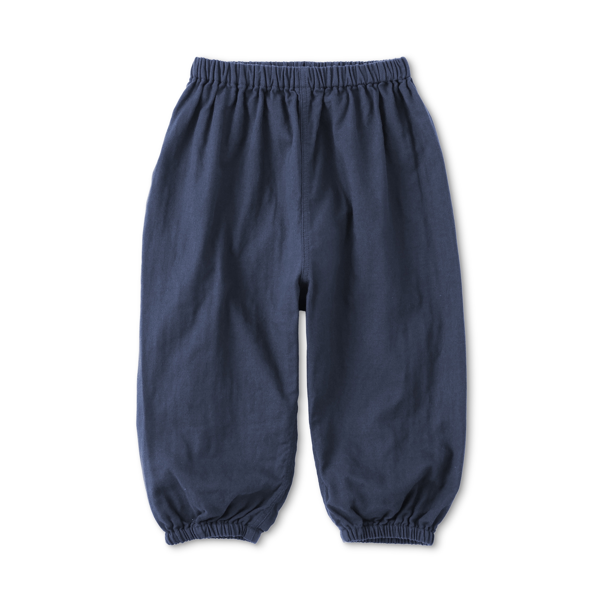 ベビー　おなかすっぽり二重ガーゼワイドジョガーパンツ
