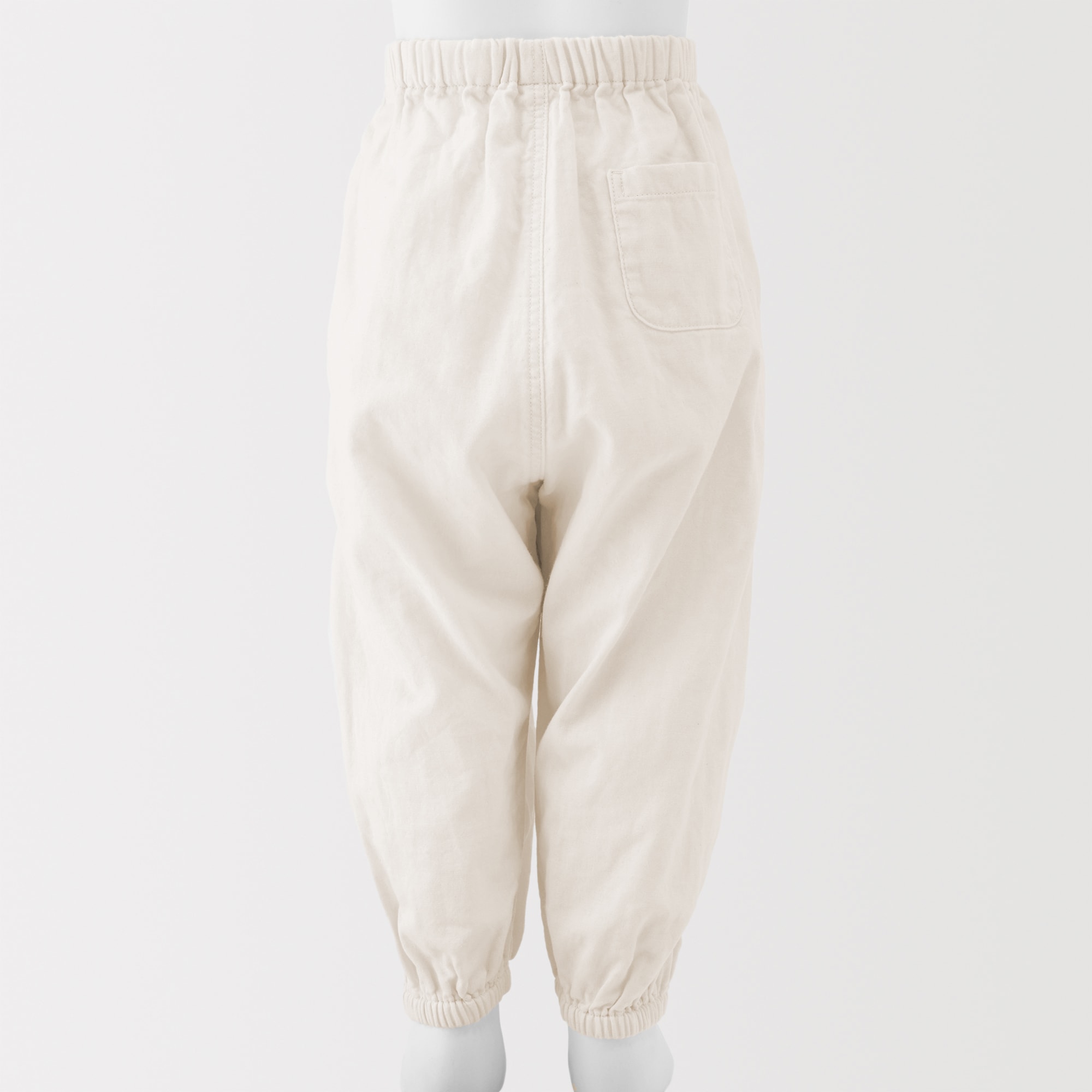 ベビー　おなかすっぽり二重ガーゼワイドジョガーパンツ