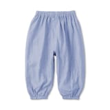 ベビー　おなかすっぽり二重ガーゼワイドジョガーパンツ