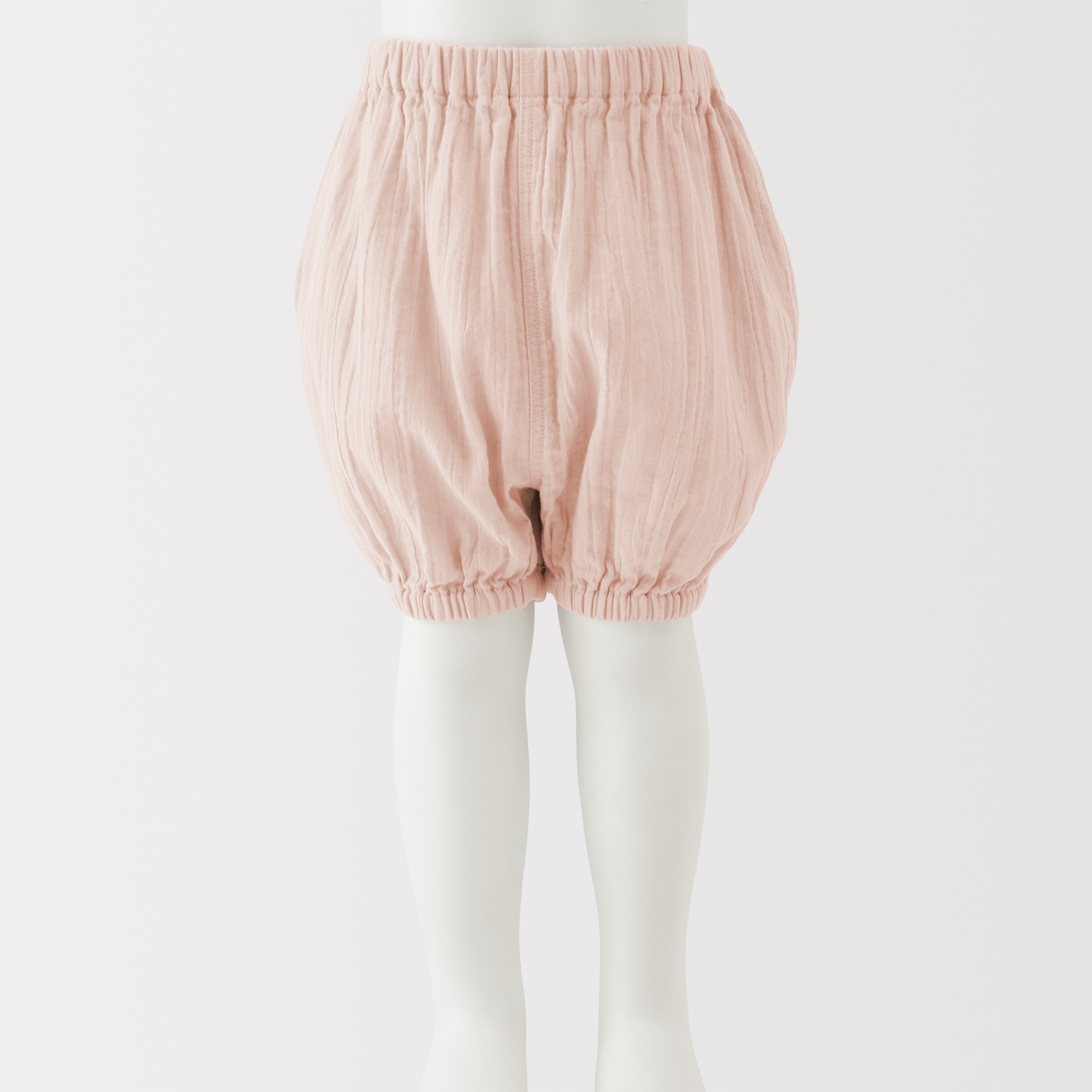 ベビー　おなかすっぽり楊柳ガーゼブルマパンツ
