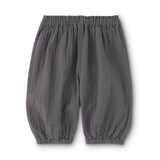 ベビー　おなかすっぽり楊柳ガーゼ七分丈パンツ