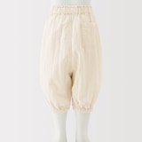 ベビー　おなかすっぽり楊柳ガーゼ七分丈パンツ